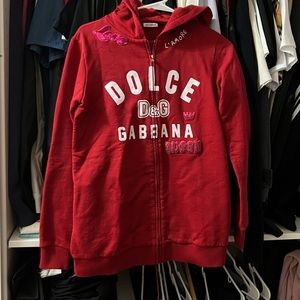 DOLCE AND GABBANA ZIP HOODIE